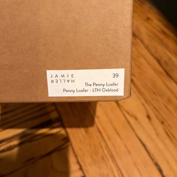JAMIE HALLER PENNY LOAFER - OXBLOOD - SIZE 39 - Picture 6 of 6
